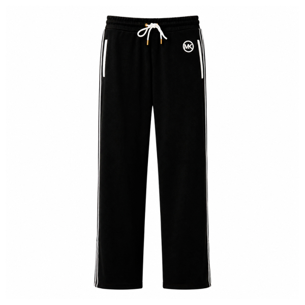 Michael Kors Pantalons Noir - MK PANT MR630Y0K8N 001 TXS CONTRAST TRIM TRACK PANT BLACK - XS - Ref 158 €
